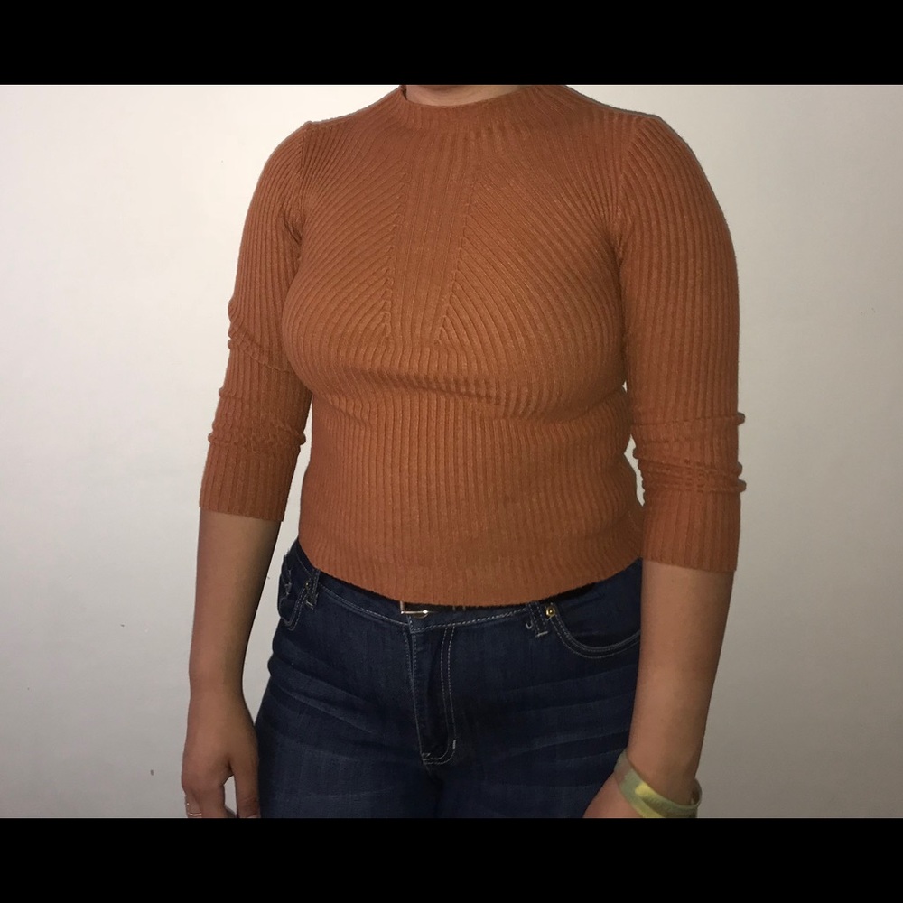 Orange sweater shirt!